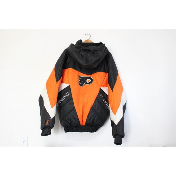 Vintage Philadelphia Flyers Hockey Puffy Jacket - Picture 4 of 6